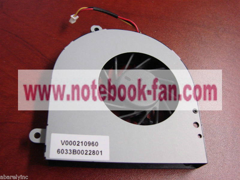 GENUINE TOSHIBA SATELLITE C655D COOLING FAN V000210960 - Click Image to Close